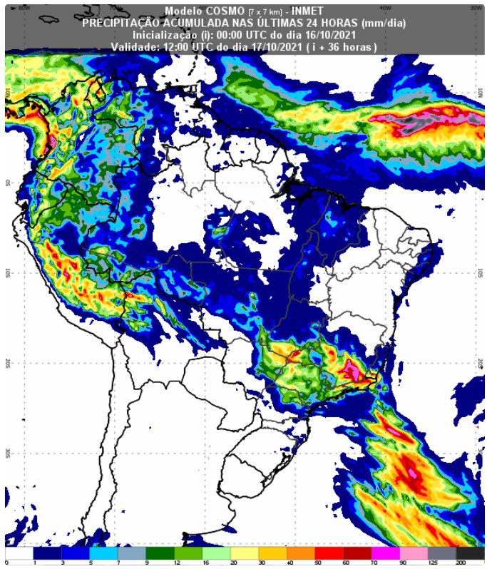 INMET alerta sobre tempestade, ventos fortes e granizo para 73 municípios em MT