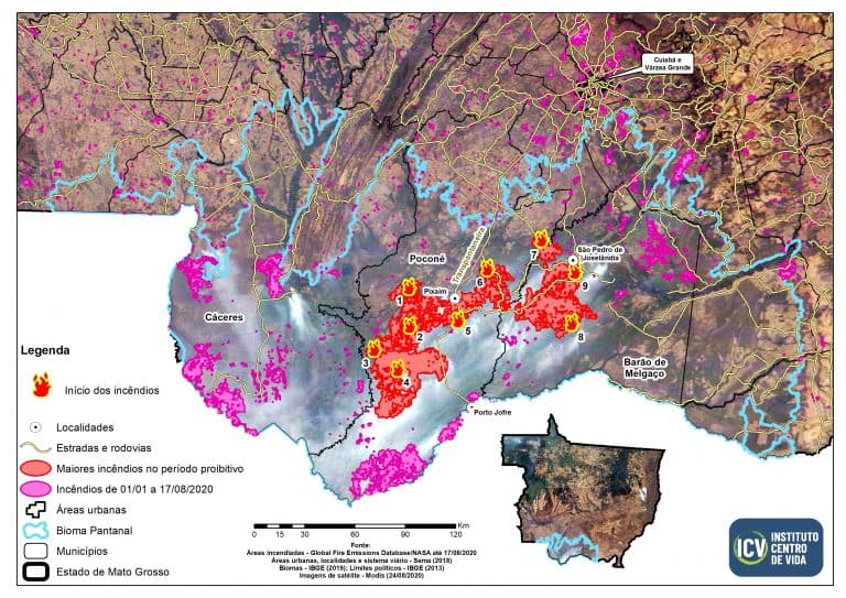 Incêndios no Pantanal