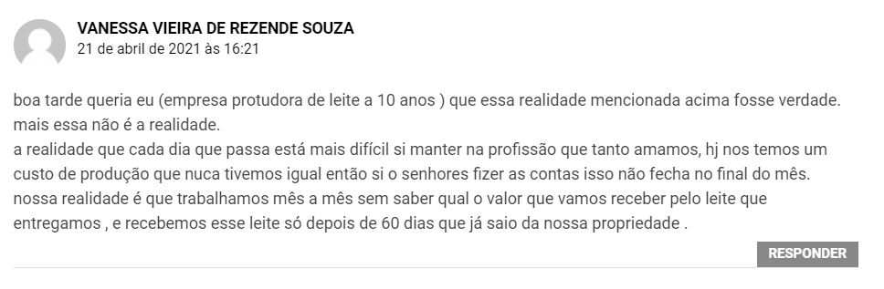 Produtores de leite rechaçam dados divulgados pela CONAB