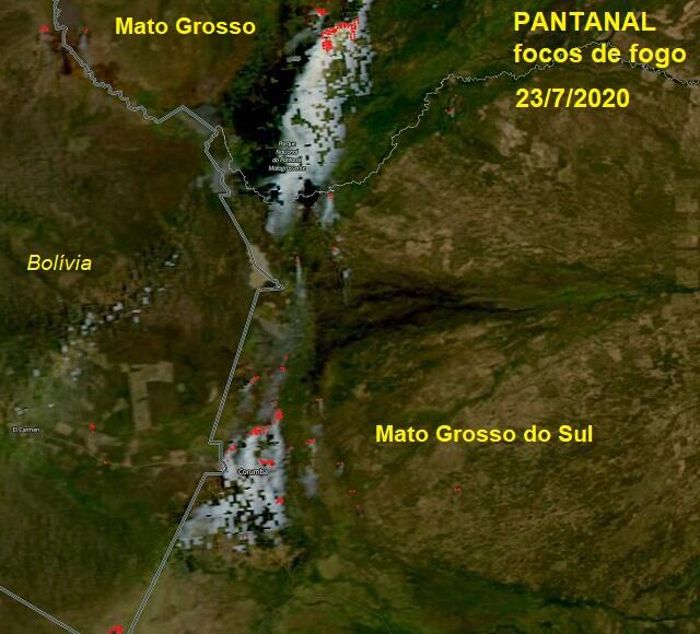 queimadas no pantanal - climatempo 25 de julho