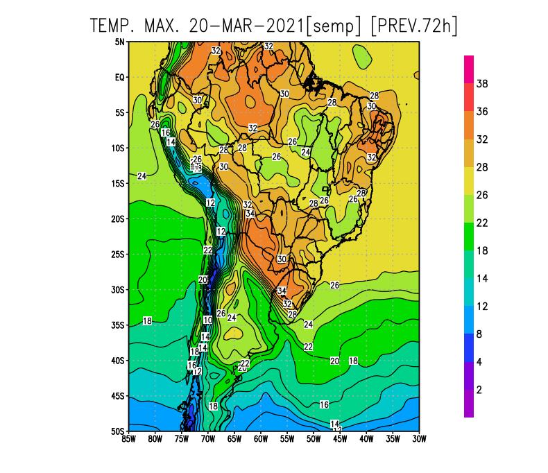 climatempo 19 de março 2021