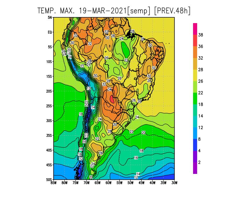 climatempo 19 de março 2021