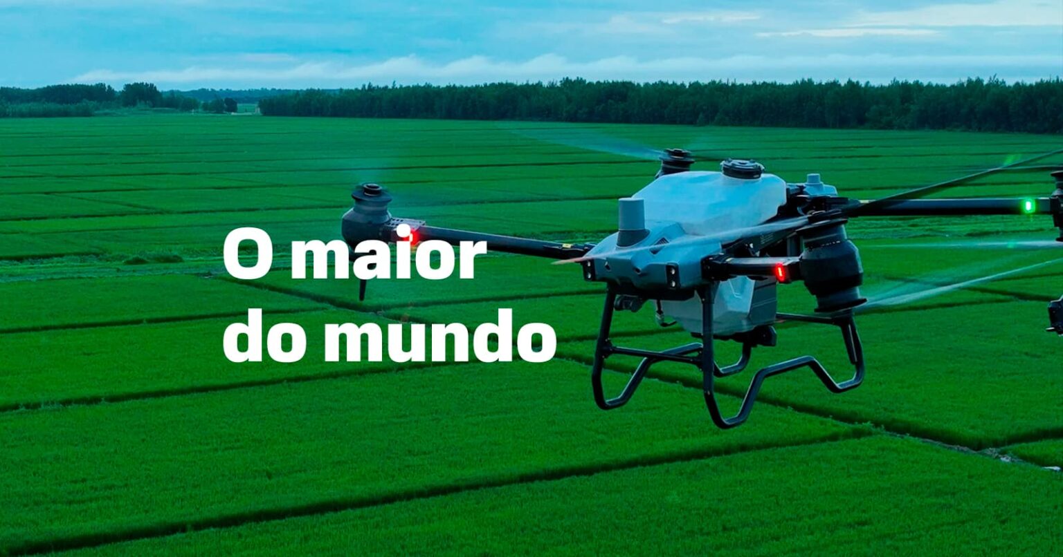 Dji Agras T40 Maior Drone De Pulverizacao Do Mundo Chega Ao Brasil