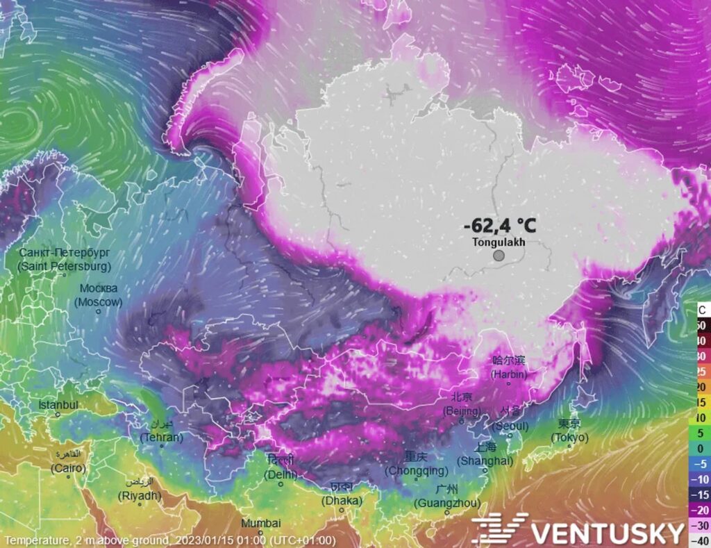 Com -62,4ºC, zona rural na Rússia atinge temperatura de marte