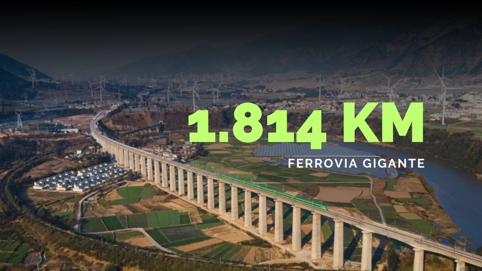 Haoji Railway Colossal Ferrovia Com 1.814 Km De Extensao