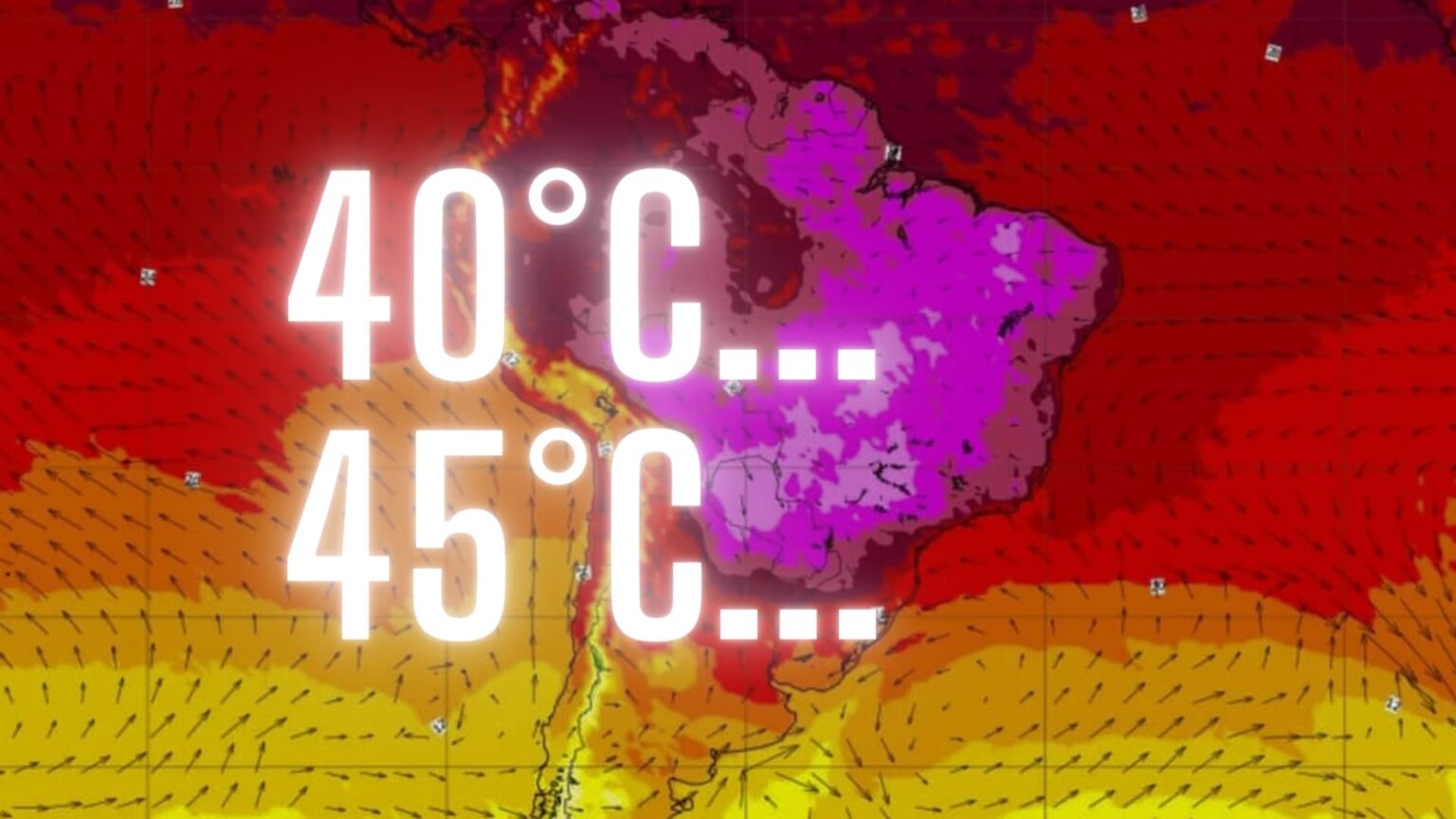 Onda De Calor Com Temperaturas De 45 Graus