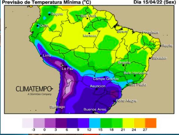 CLIMATEMPO 12 a 18 de abril 2022