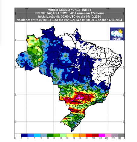 previsão do tempo