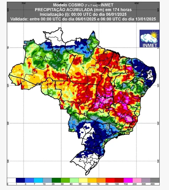 previsão do tempo