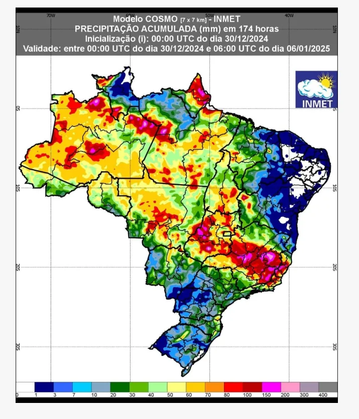 previsão do tempo